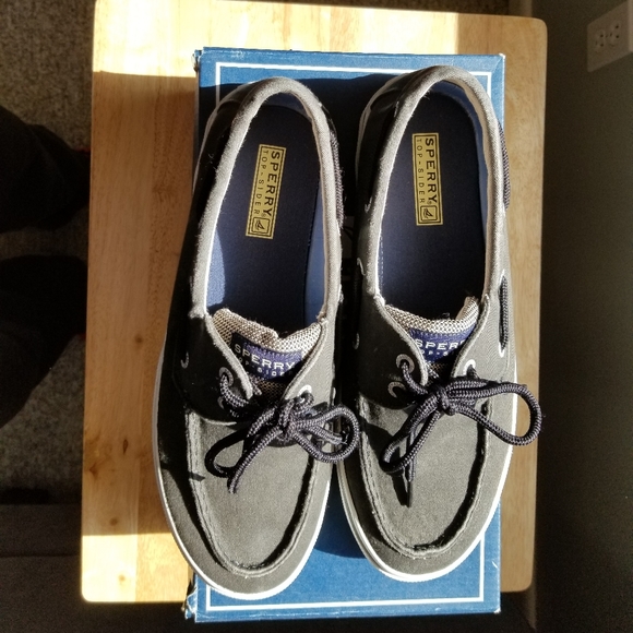 Blue wash Sperry dock shoes - Picture 1 of 2